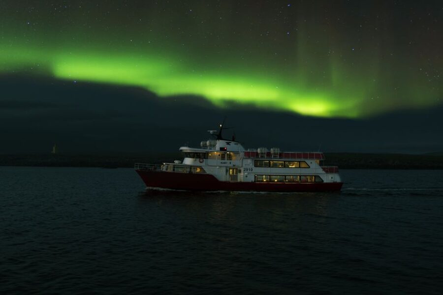 Reykjavík: Northern Lights Cruise - The guide and captain: forecast checks, safety, and camera help