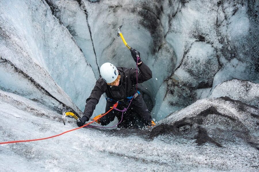 Reykjavík: Sólheimajökull Glacier Hike & Ice Climbing Intro - On the Ice: Gear Up, Learn Movement, Then Explore