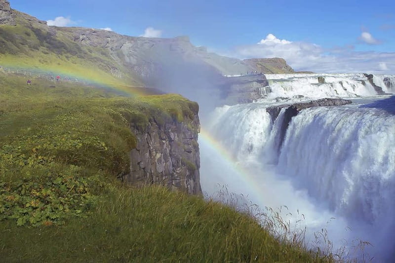 Reykjavik: The Golden Circle Full-Day Tour - Gullfoss waterfall: standing next to raw water power in a deep gorge