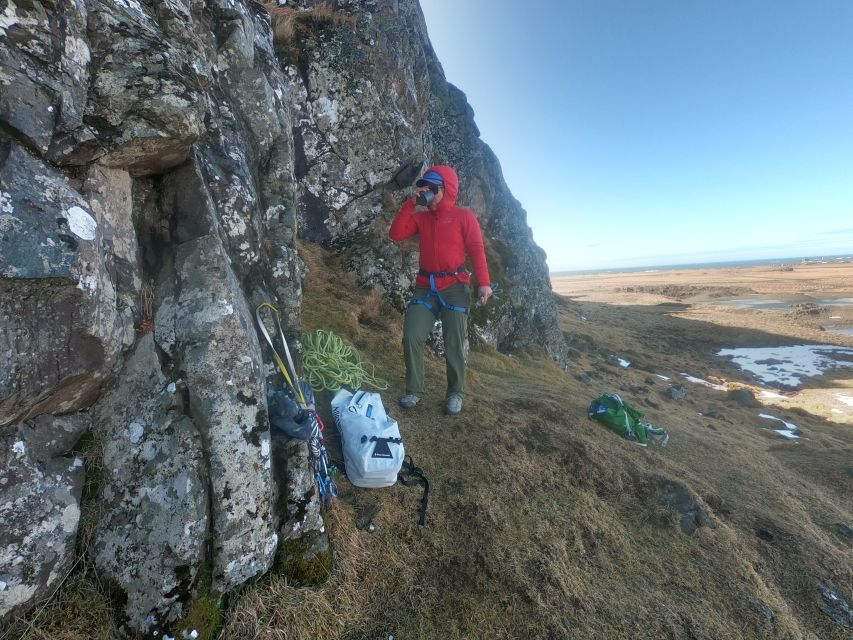 Rock Climbing Experience with Gear Included - Rock climbing near Reykjavik, without making you guess