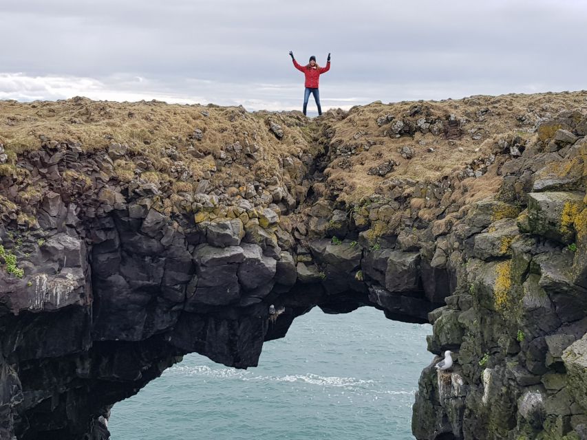 Snæfellsnes: Small-Group Hidden Treasures of The West Tour - Gatklettur (Hellnar Arch): a quick, powerful photo moment