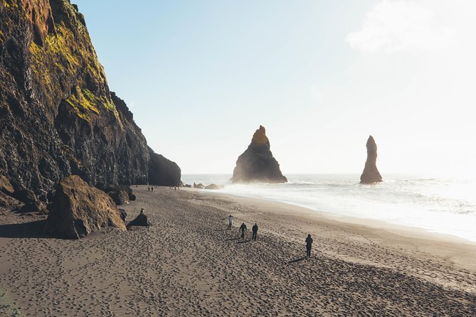 South Coast Day Tour Black Sand Beach & Waterfalls from Reykjavik - Skogafoss Stairs, Big Views, and Eyjafjallajokull on Clear Days