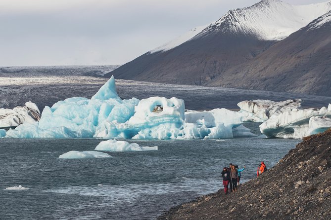South Coast, Diamond Beach and Glacier Lagoon Day Tour - Diamond Beach: black sand, blue ice, and the right kind of patience