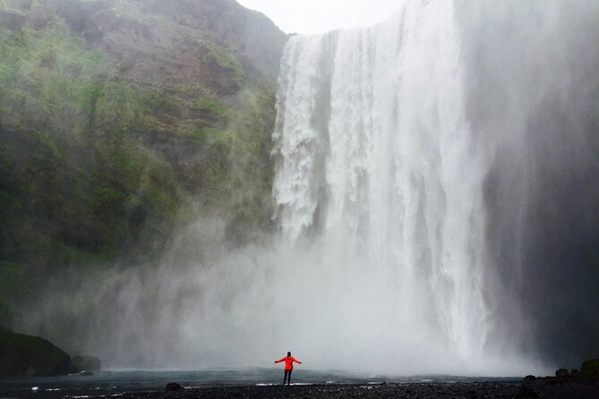 South Coast of Iceland and Glacier Walk PRIVATE TOUR - Stop 1: Seljalandsfoss Waterfall Time, Up Close