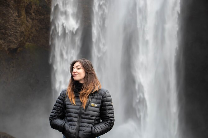 South Coast Tour & Glacier Hike | Private Super Jeep Tour - Skogafoss: A Massive Waterfall, 370 Steps, and a Lot of Noise
