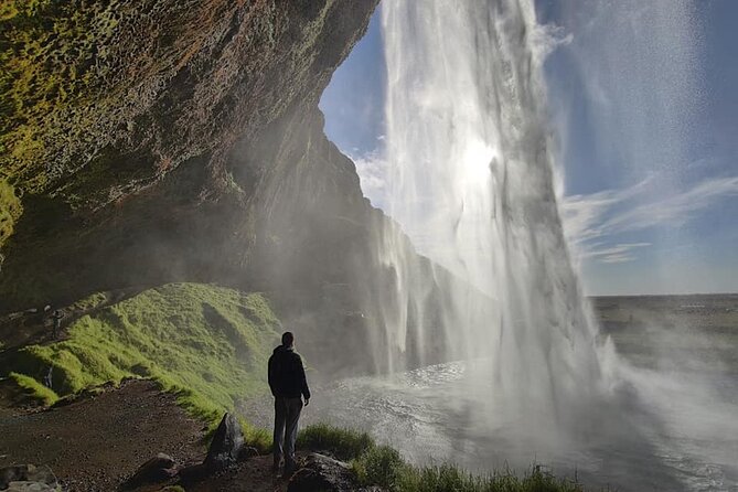 South Coast Waterfall, Black Beach, Glacier Adventure Small Group - Reykjadalur Greenhouses and Selfoss First, Waterfall Later