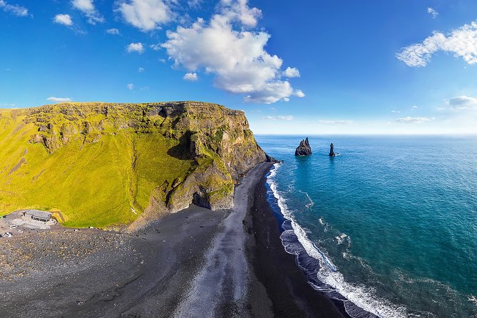 South Coast, Waterfalls and Black Beach Tour from Reykjavik - Seljalandsfoss: the walk-behind waterfall and volcano sightlines