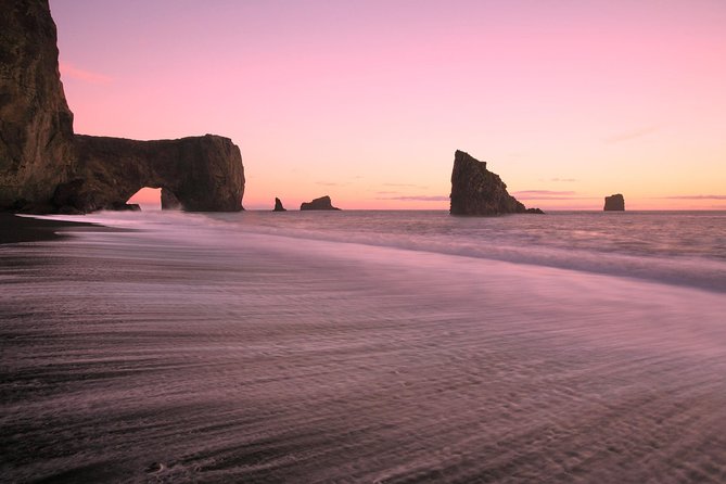 South Coast, Waterfalls and Vík village from Reykjavik - Reynisfjara Black Sand and Reynisdrangar Basalt Columns